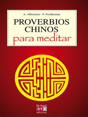 cover image of Proverbios chinos para meditar